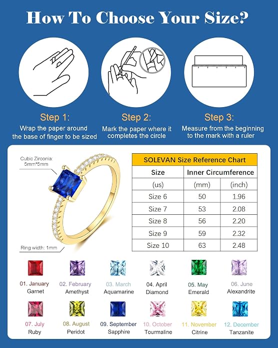 Birthstone Gold Rings for Women Non Tarnish 14K Gold Plated Stackable Cubic Zirconia Thumb Rings Dainty Cute Emerald Eternity Band Pinky Ring Engagement Wedding Promise Rings Jewelry Gifts