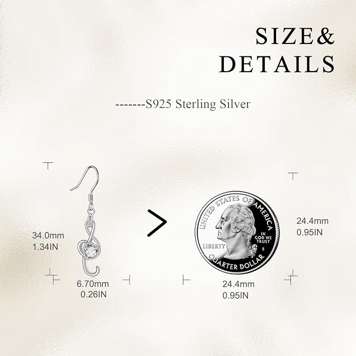 AOBOCO Abalone Shell Earrings for Women 925 Sterling Silver Airplane Celtic Knot Dangle Leverback Earrings Jewelry Mothers Day Birthday Gifts for Mom Friends