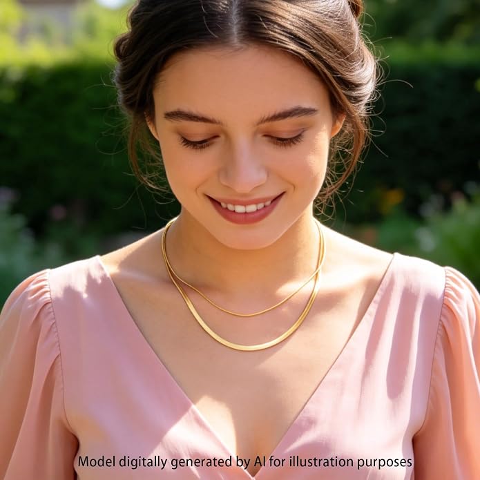 14K Gold Plated Paper Clip Chain Link Necklace Satellite Cross Key Starfish Turquoise Heart Necklace for Women