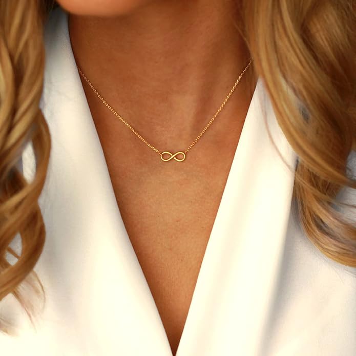 Collner 14K Gold Heart Pendant Necklace for Women Dainty Star Necklace Tiny Evil Eye Choker Necklace Boho Crescent Moon Necklace Minimalist Jewelry