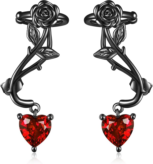 Ear Climbers Earrings for Women Sterling Silver Vintage Ear Crawler Earrings Jewelry Gifts for Women