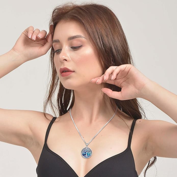 Witchy Jewelry for Women Men Nudo De Bruja Plata 925 Original Witches Knot Necklace Tetragrammaton Hecate Necklace Lilith Necklace Pentagram Necklace Cat Necklace Triple Moon Goddess Pendant Necklace