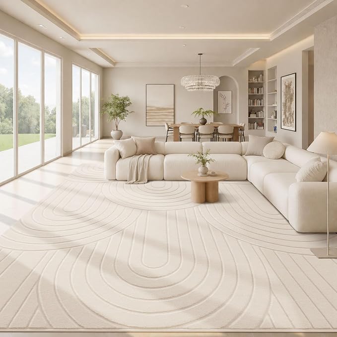 Sour Lemon 8x10 Area Rugs for Living Room，Washable Rug Modern Soft Large Area Rug for Bedroom, 3D with Soft High-Low Pile Non-Slip Carpet Mat for Kids Room Dining Room Kitchen Office