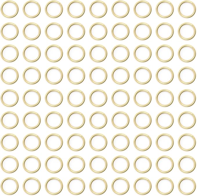 5MM 500PCS 14K Gold Jump Rings for Jewelry Making Non Tarnish Small Open Gold Filled Jump Rings for Necklace Earrings Bracelet Key Chains and DIY Craft