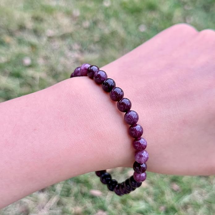 LINGYUAN Feng Shui Wealth and Luck Bracelet with Gold Foil Five Gods Amulet-Red Agate Cinnabar Gemstone Bracelet for Prosperity, Protection & Success, Lucky Charm Gift for Men & Women