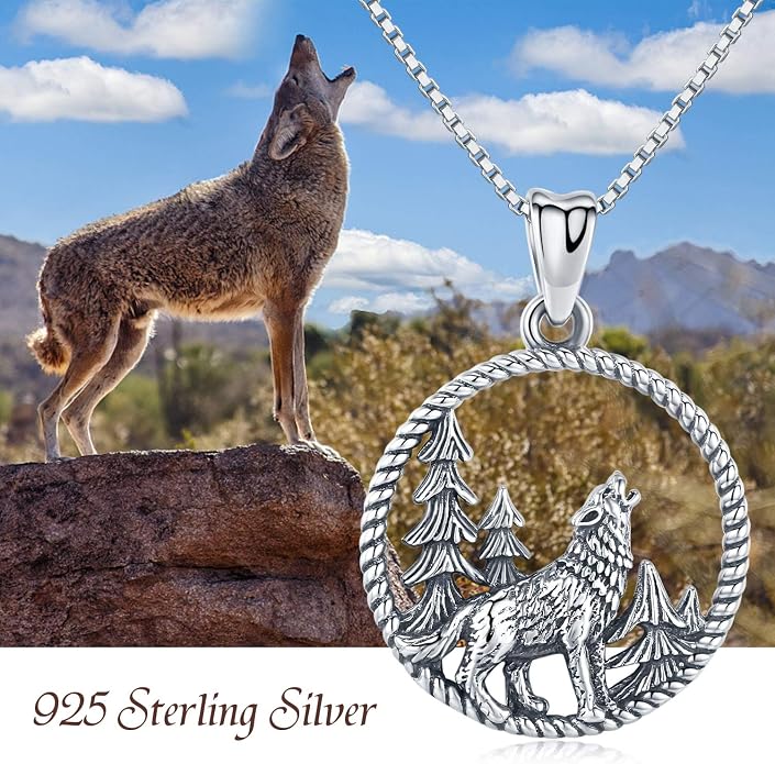 925 Sterling Silver Necklace for Men Viking Rune/Odin God/St Michael/Thors Hammer/Wolf/Celtic Knot/Religious Cross Jewelry Gifts for Men
