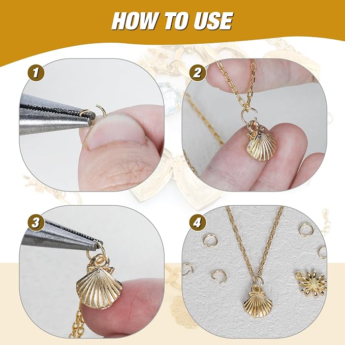 6MM 500PCS 14K Gold Jump Rings for Jewelry Making Non Tarnish Small Open Gold Filled Jump Rings for Necklace Earrings Bracelet Key Chains and DIY Craft