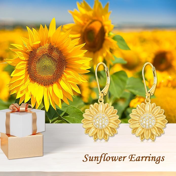 CRMAD Hummingbird/Bee/Leaves/Sunflower/Daisy/Dragonfly/Rose/Lotus Flower Sterling Silver Filigree Teardrop Earrings Abalone Shell Jewelry for Women