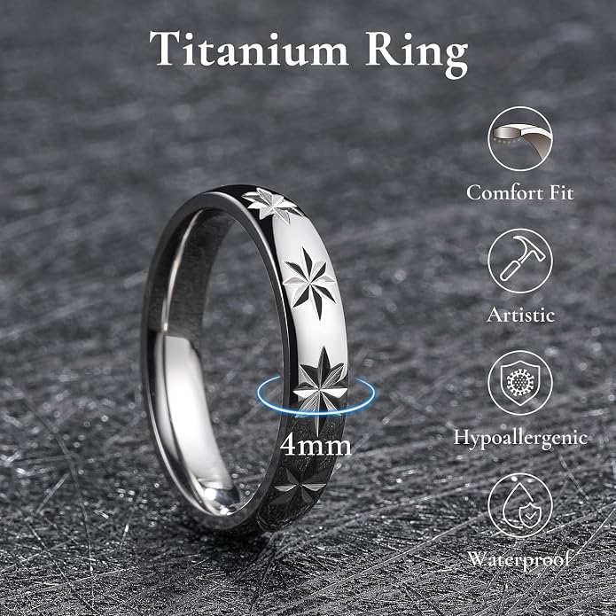 King Will Men's Women's Tungsten Carbide Ring 24k Gold Plated Rose Gold Plated Domed Polished Finish Wedding Band