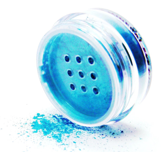Turquoise Jade Metallic Blue Teal Single Loose Powder Eyeshadow; Talc, Paraben & Cruelty Free, Vegan
