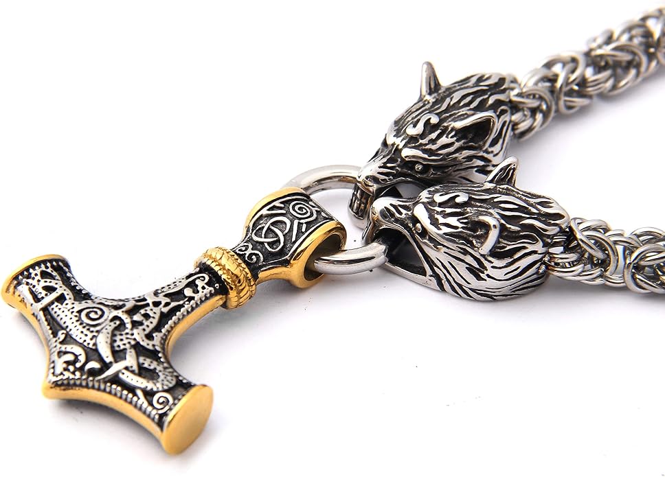 Celtic Cat with Triquetra Knot Pendant Necklace, Celtic Knot Cat Necklace Jewelry Best Gift Idea