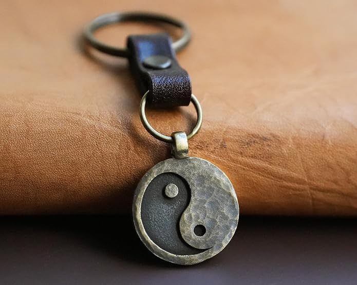Yin Yang Necklace For Men Ancient Looking High Quality Pendant Jewelry - Yin Yang Gifts - Viking Jewelry for Men