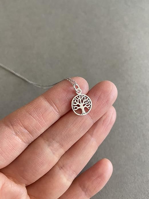Sterling Silver Tree of Life Pendant Necklace
