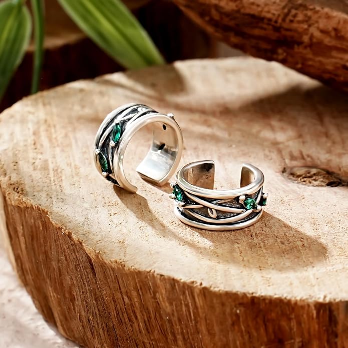 Cuff Earrings 925 Sterling Silver Ear Cuff Earrings Non-Piercing Fake Helix Cartilage Cuff Earrings Various Styles Ear Cuffs Fine Jewelry for Women