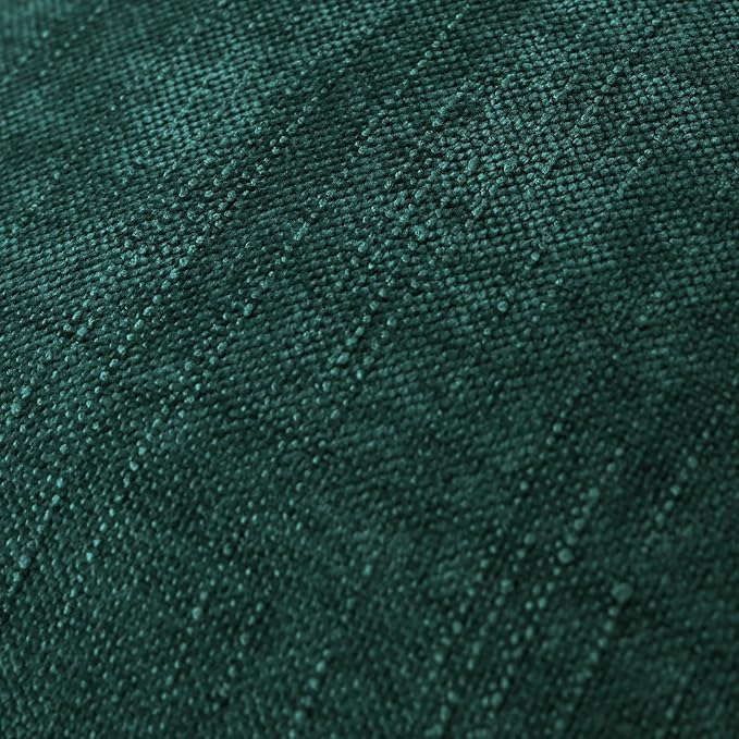 Set of 4 Soft Textured Decorative Throw Pillow Covers 22x22 Inch Cozy Farmhouse Cushion Cover Square Accent Pillow Cases for Bed Couch Sofa Living Room, Dark Teal