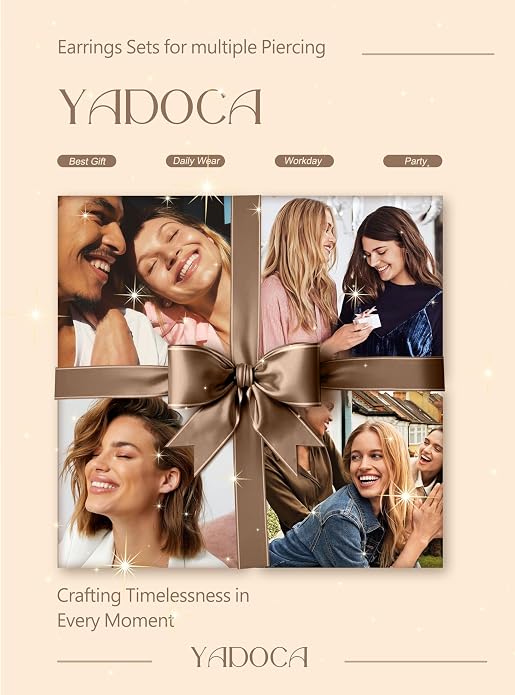 YADOCA 13 Pairs Hypoallergenic Surgical Steel Flat Back Earrings for Women Trendy 316L Stainless Steel Flatback Stud Earring Sets for Multiple Piercing Small Cartilage Hoop Earring Stacks