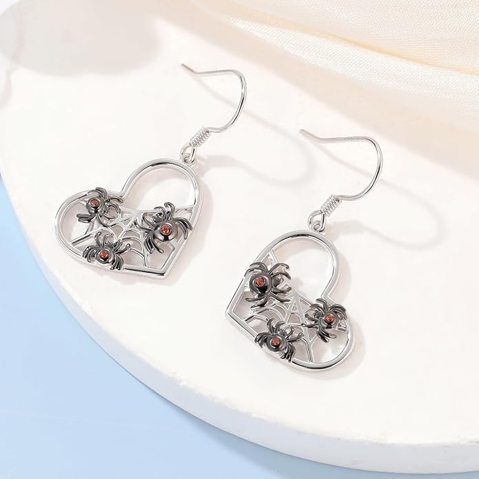 Sterling Silver Abalone Shell Filigree Dangle Drop Earrings Bohemia Jewelry Gift for Women Mother Mom