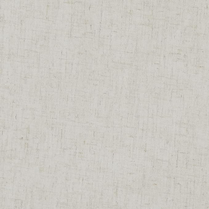 RYB HOME Natural Linen Blended Curtains for Living Room, Blackout Thermal Insulated Window Drapes with White Liner Classy Home Decor for Guest Room Nursery, Natural, W52 x L63 inch, 2 Panels