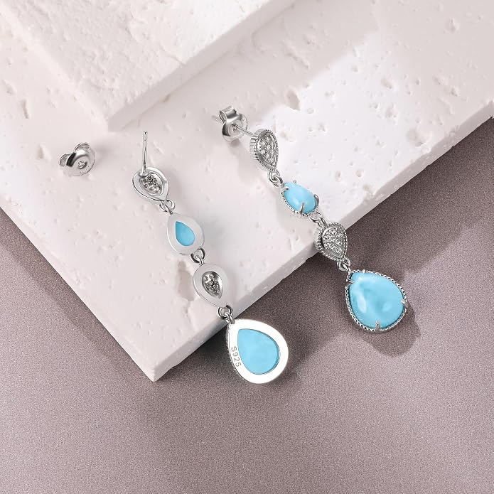 Natural Abalone Dangle Earrings with Halo CZ Leverback Earrings for Women Hypoallergenic Fashion Jewelry