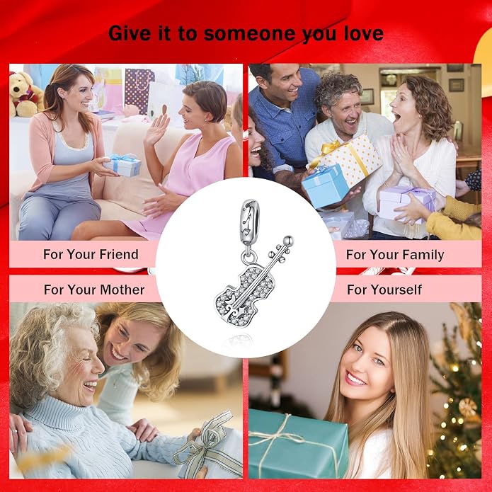 NINGAN 925 Sterling Silver Charm Golden Love Charm Buckle Safety Chain Travel Bead Firefly Dragonfly Pendant, Suitable for Women Bracelet and Necklace as Gift from Mom and Friends