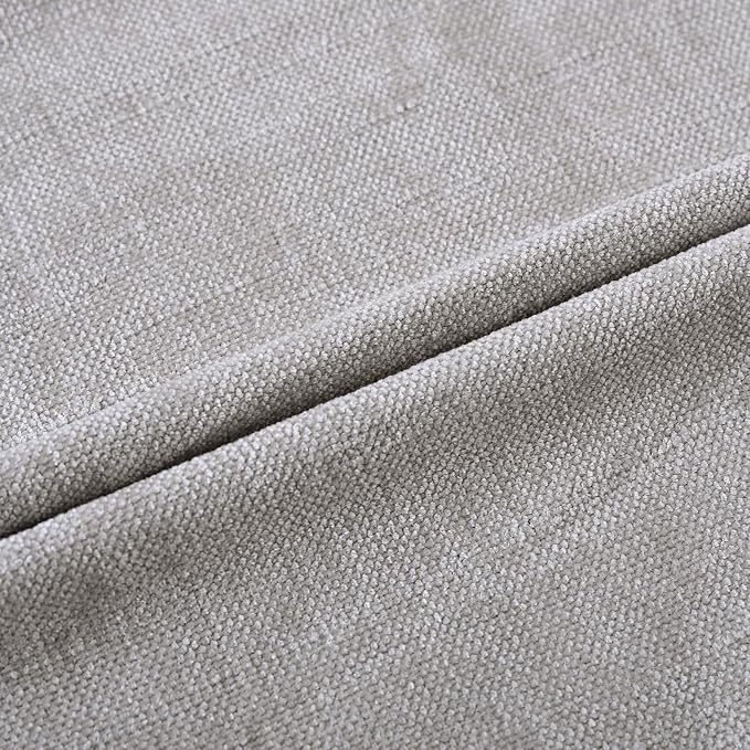 Set of 4 Soft Textured Decorative Throw Pillow Covers 12X20 Inch Cozy Farmhouse Cushion Cover Square Accent Pillow Cases for Bed Couch Sofa Living Room, Light Grey