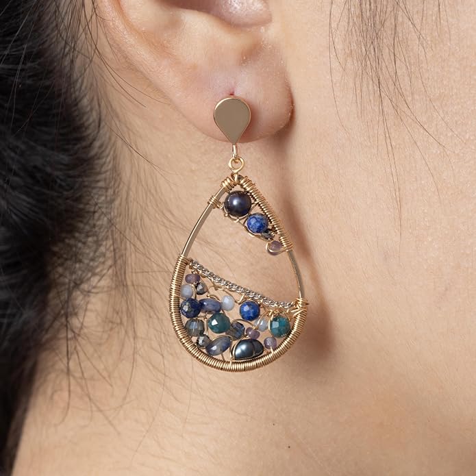 Dangle Bead Earring - Choice of Colors