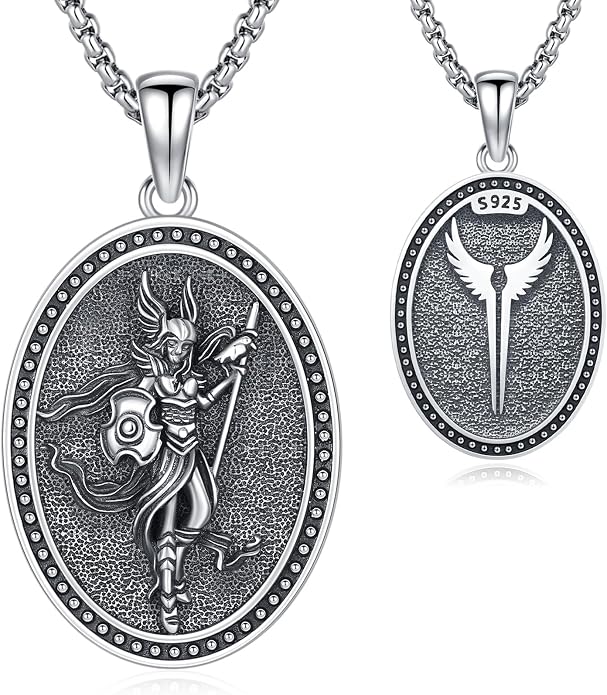 Hecate Wiccan Triple Moon Goddess Necklace Tetragrammaton Nudo De Bruja Plata 925 Original Sterling Silver Cat Moon Pendant Hekate Witch Necklace Amulet Witchy Jewelry Gifts for Women Men