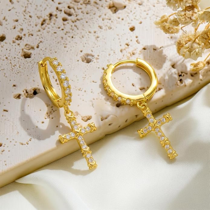 Gold Dainty Hoop Earrings for Women Hypoallergenic Lightweight 14K Gold Huggie Earrings Jewelry Valentines Day Gifts for Wife Girlfriend Her
