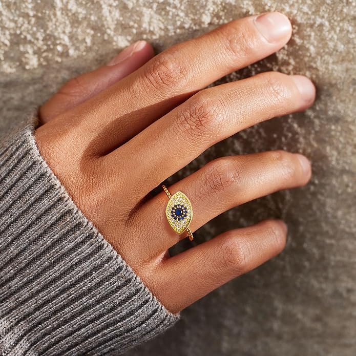 Sunflower Fidget Ring for Women Spinning Rings Adjustable Anxiety Ring for Teens Birthday Gift for Daughter Mom You Are My Sunshine Spinner Rings