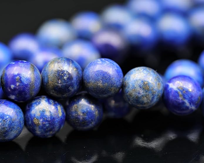 Natural Gemstone Beaded Choker Necklace | 8mm Handmade Adjustable Jewelry for Men & Women | Chakra Balancing Crystal Necklace | Spiritual Gift | Macrame Cord with Extender