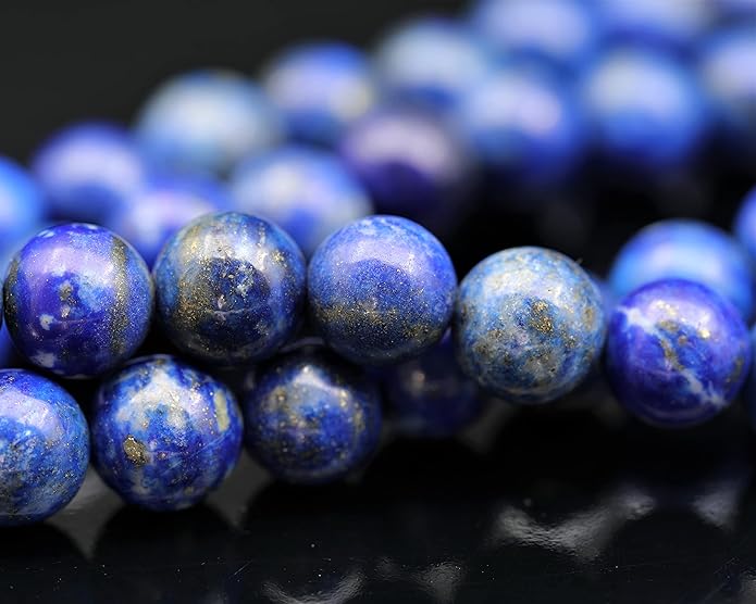 Natural Gemstone Beaded Choker Necklace | 8mm Handmade Adjustable Jewelry for Men & Women | Chakra Balancing Crystal Necklace | Spiritual Gift | Macrame Cord with Extender