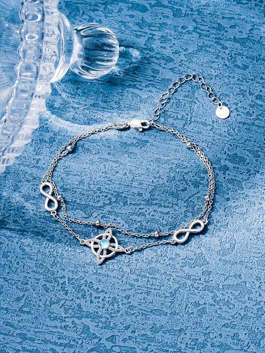 Ankle/Bracelet for Women Sterling Silver Sea Turtle/Butterfly/Mustard Seed/Sister/Sunflower/Elephant Gifts for Birthday Summer Beach Jewelry for Mom Wife Daughter Friend