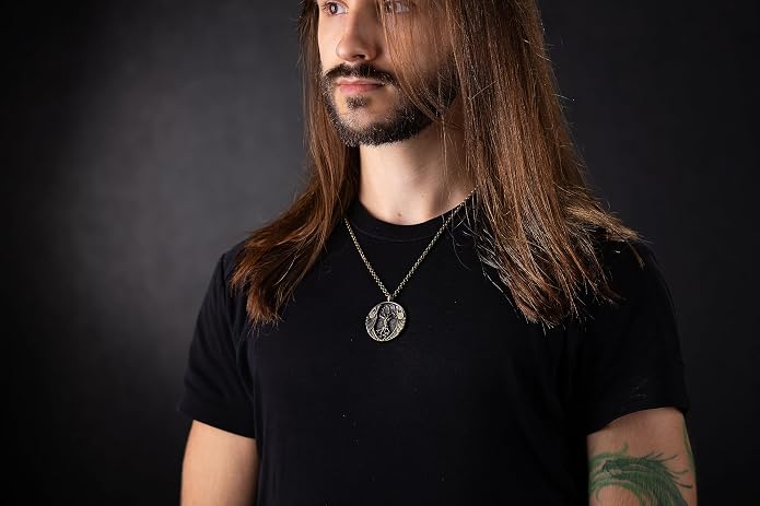 Baldur Jewelry - Handcrafted Yggdrasil Viking Norse World Tree of Life Pendant Necklace Amulet Jewelry | 925 Sterling-Silver Tree of Life Necklace | Viking Gifts |Jewelry for Men Women