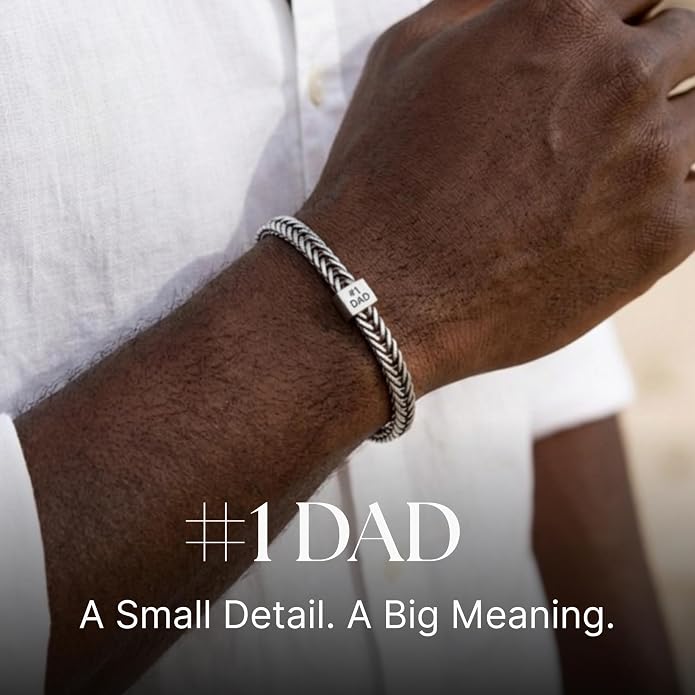 Galis Chain Bracelets For Men - Premium Stainless Steel, Silver, Gold Plated Non Tarnish - Mens Jewelry, Fathers Day Gift