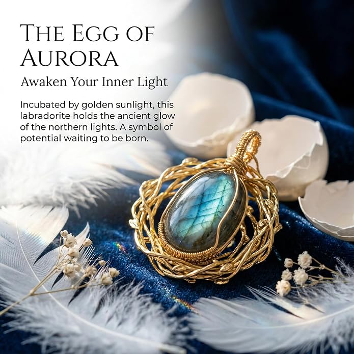 Natural Faceted Labradorite Pendant Necklace – Unique Stone of Magic & Transformation, Iridescent Flash Gemstone Jewelry, Handmade Healing Crystal Gift for Women, Birthday, Anniversary, Spiritual Awakening & Intuition