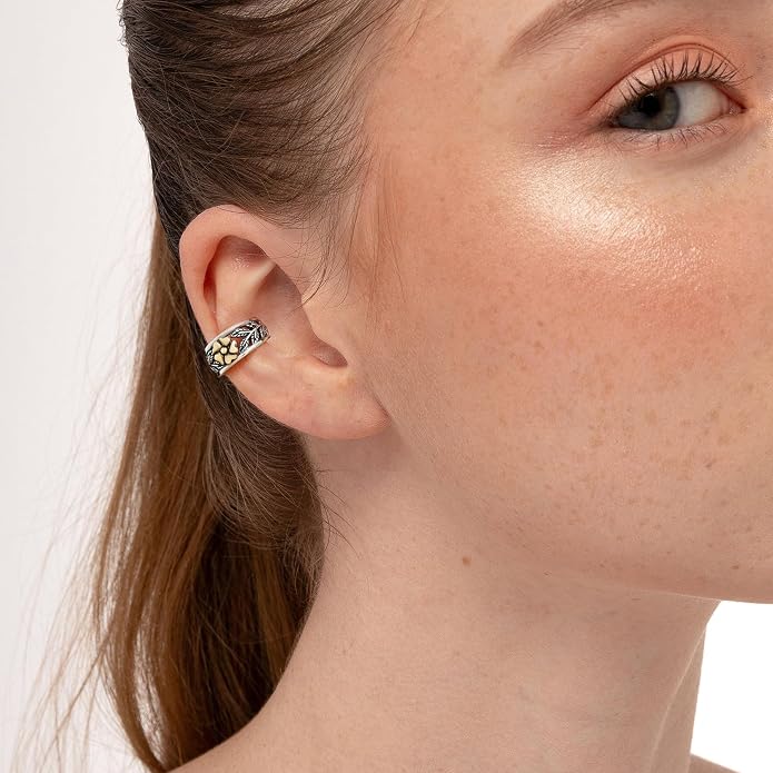 Cuff Earrings 925 Sterling Silver Ear Cuff Earrings Non-Piercing Fake Helix Cartilage Cuff Earrings Various Styles Ear Cuffs Fine Jewelry for Women