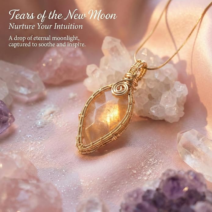 Natural Faceted Labradorite Pendant Necklace – Unique Stone of Magic & Transformation, Iridescent Flash Gemstone Jewelry, Handmade Healing Crystal Gift for Women, Birthday, Anniversary, Spiritual Awakening & Intuition