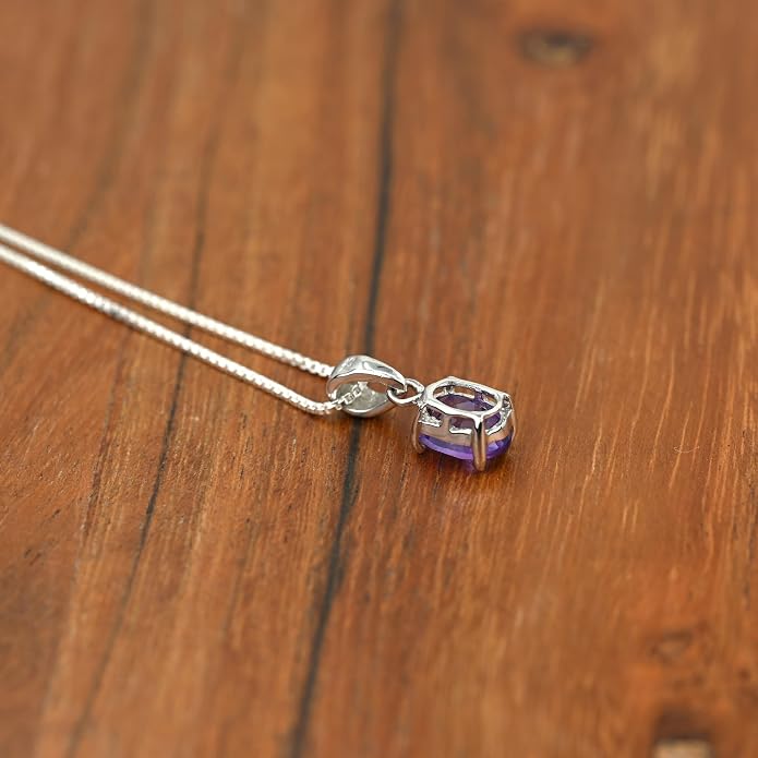 Birthstone Necklaces for Women Fine Jewelry Sterling Silver Dainty Infinity Pendant Anniversary Birthday Gifts for Her Wife Mom Lady Daughter, Chain 18"