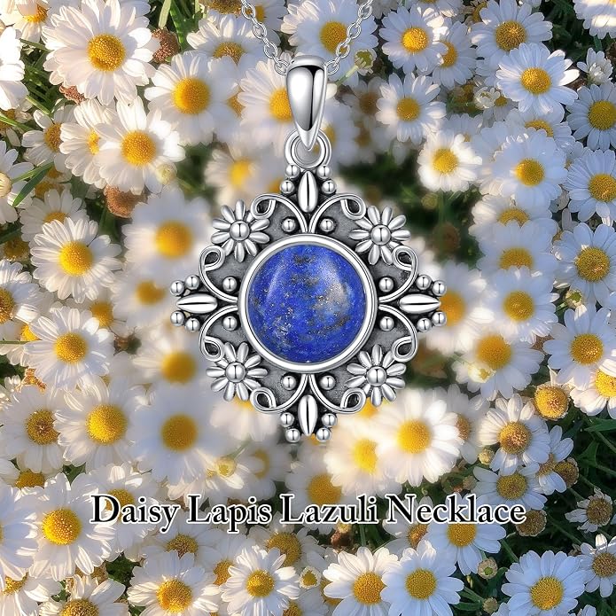 PELOVNY Celtic Knot Necklaces for Women 925 Sterling Silver Gemstone/Birthstone Teardrop Infinity Necklace Irish Celtic Pendant Jewelry Gifts for Mom Daughter Wife
