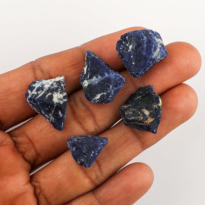 5pcs, Wholesale Raw Natural Gemstones and Crystals, Assorted Rough Stones, Bulk Loose Rock Supplies, DIY Crafts-Jewelry Making, Wire Wrapping, Gem Collection