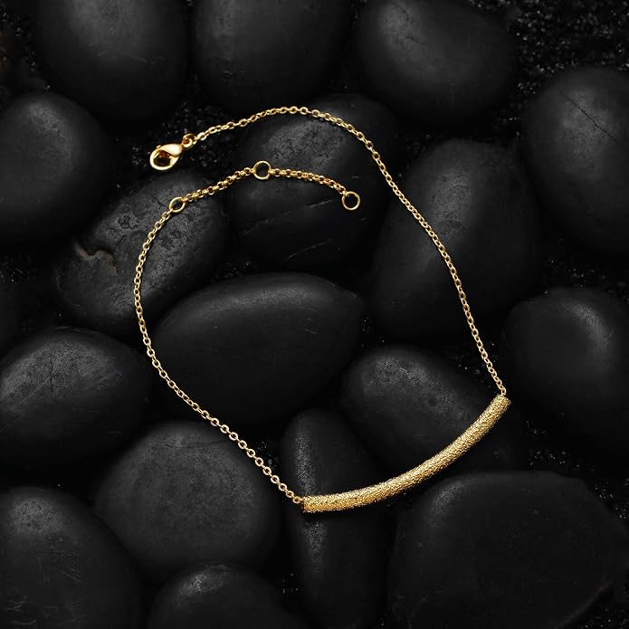 MEVECCO Anklet for Women Gold Chain 14K Gold Plated Dainty Boho Beach Summer Simple Foot Jewelry Ankle Bracelet