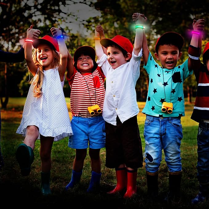 M.best 8pcs LED Light Up Bracelets Glow Flashing Wristbands Glow in The Dark Party Supplies for Wedding, Raves, Concert, Camping,Sporting Events, Party