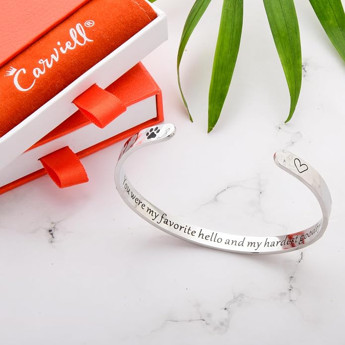 Carviell Bracelet - Gifts for Women – Inspirational, Friendship, Love, Mom, Daughter, Sister, Christian, Graduation, Memorial & Wedding Gifts – 100+ Phrases – Stainless Steel, Gift-Ready