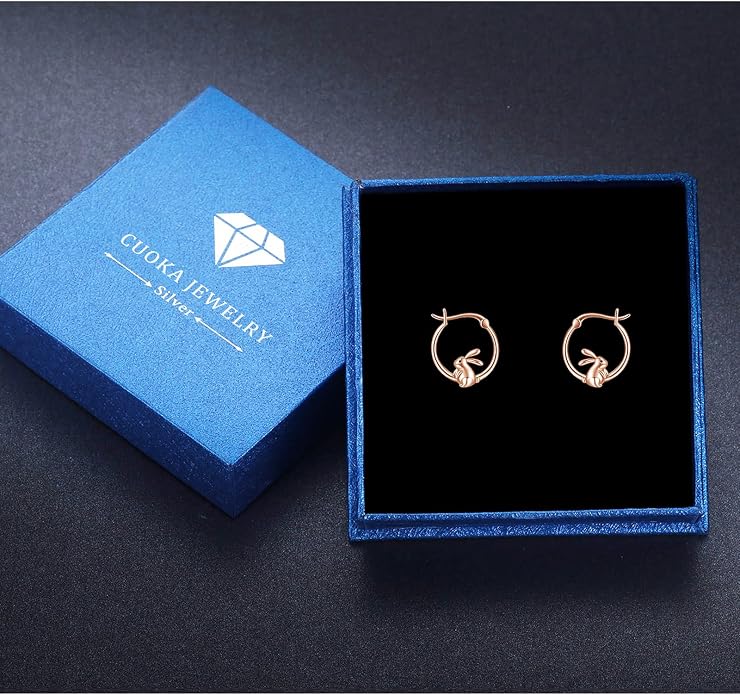 Cute Animal Leverback Earring 925 Sterling Silver Summer Bohemia Beach Theme Earrings for Women