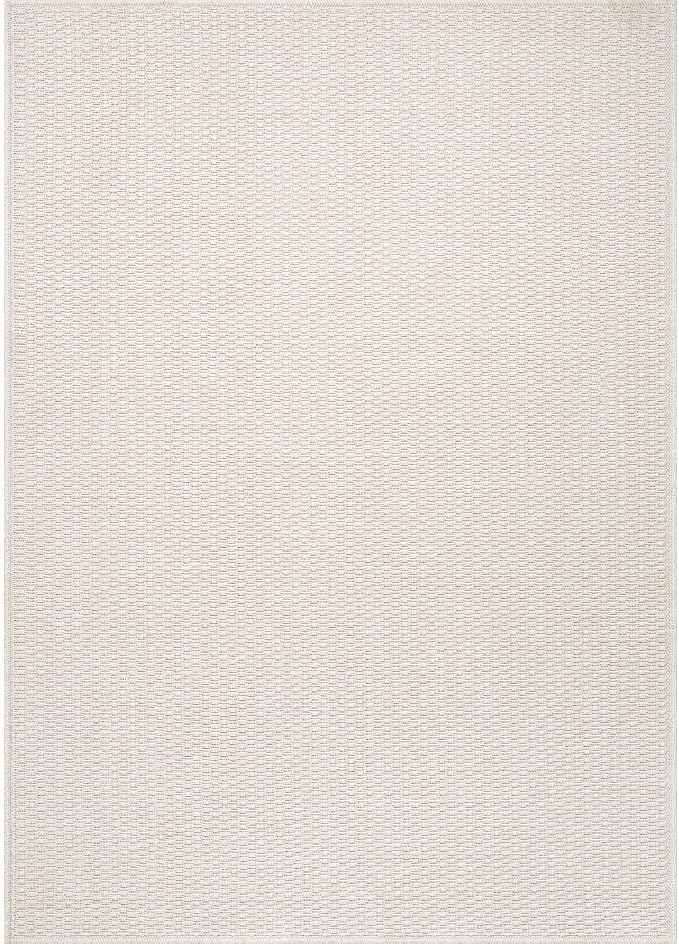 Luul Home Easy Jute Rugs 9x12 White Color Living Room Indoor Outdoor Area Rug for Patio Farmhouse and Kitchen Rug High Traffic Easy to Clean Washable Solid Boho Woven Design Outside Carpet (9 x 12)