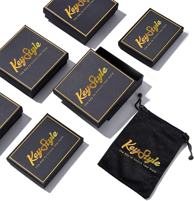 KeyStyle Bold Initial Letter Rings Adjustable, GoldChic Jewelry Women Gold Statement Ring Personalized Engraved Women’s Open Signet Ring for Party (Gold, White Gold, Black)