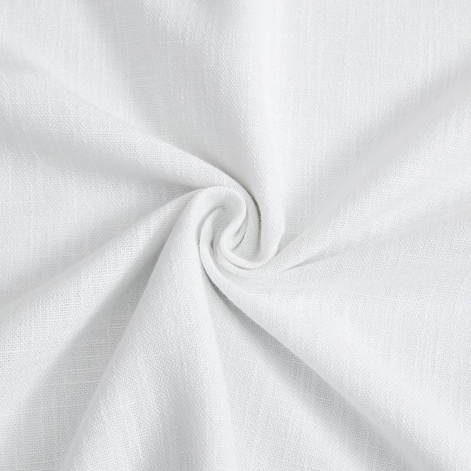 WEST LAKE White Bailey Pinch Pleat Blackout Curtains for Bedroom Living Room,95 Inches Length Thermal Insulated Drapes with Liner,8 FT Modern Window Treatment with Back Tabs Hooks,60" Wx95 L,1 Panel