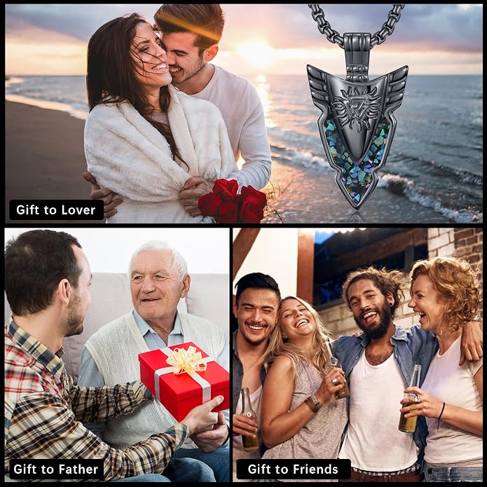 Viking Necklace for Men 925 Sterling Silver Viking Norse Pagan Jewelry Gifts for Women