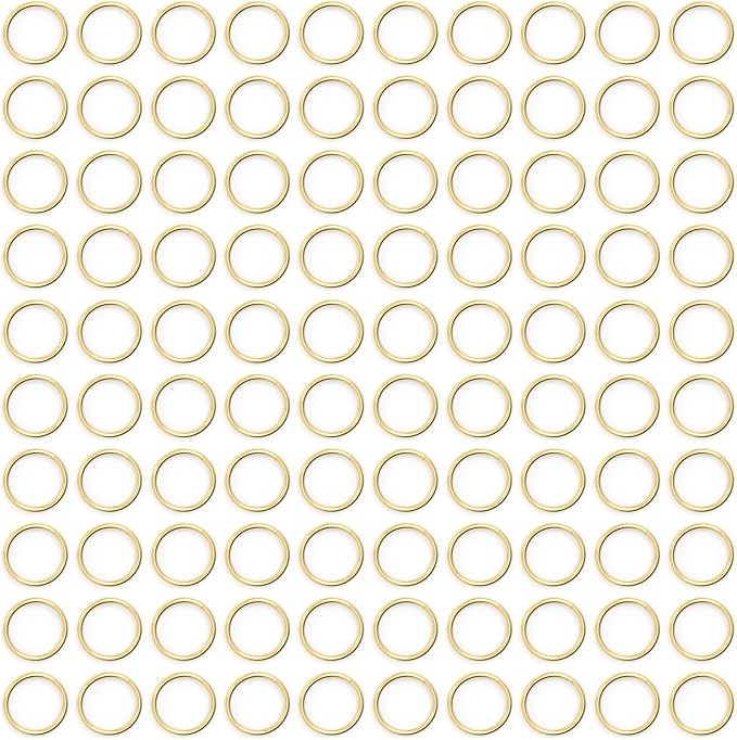 4MM 1000PCS 14K Gold Jump Rings for Jewelry Making Non Tarnish Small Open Gold Filled Jump Rings for Necklace Earrings Bracelet Key Chains and DIY Craft