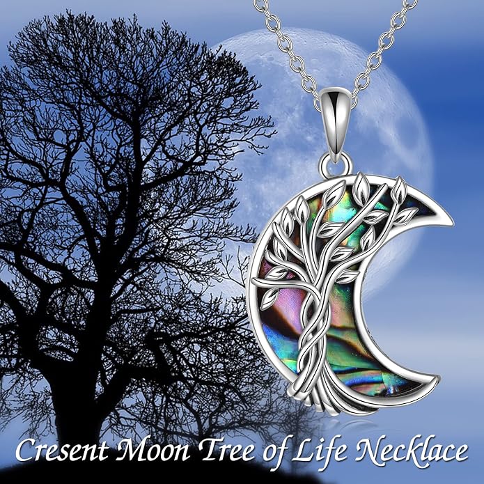 WINNICACA Tree of Life Gifts for Women 925 Sterling Silver Tree of Life Celtic Pendant Necklace Family Irish Jewelry Gifts for Women Wife Girlfriend Anniversary Birthday Gift